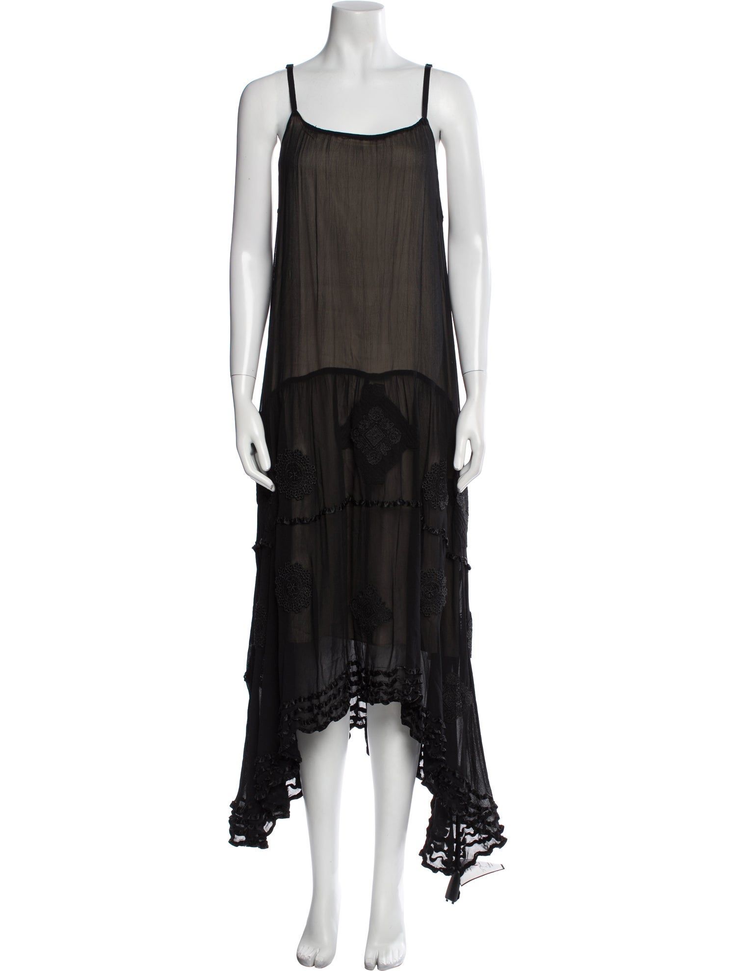 Alice + Olivia Square Neckline Long Dress