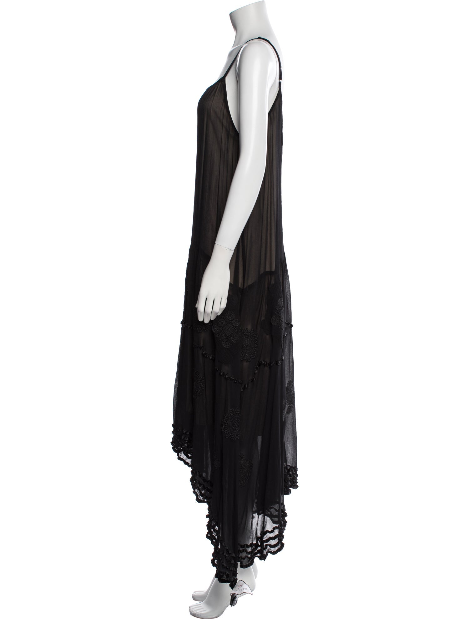 Alice + Olivia Square Neckline Long Dress