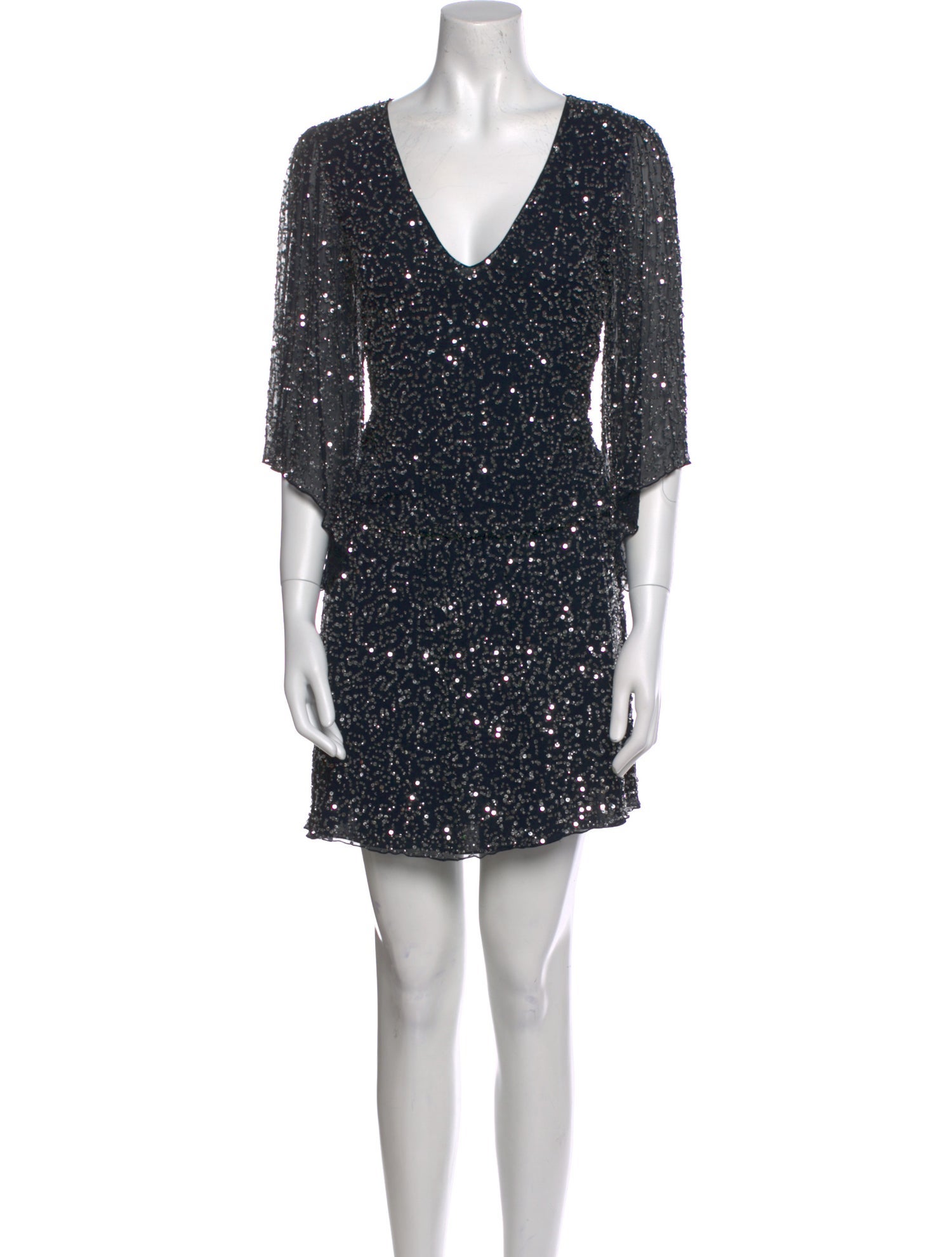 Alice + Olivia Silk Mini Dress