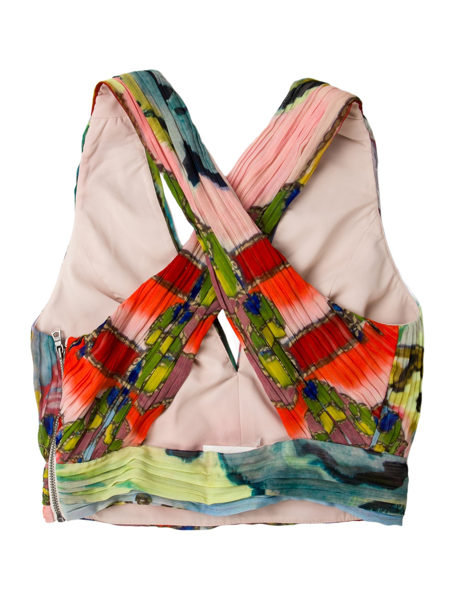 Alice + Olivia Printed Cowl Neck Tunic