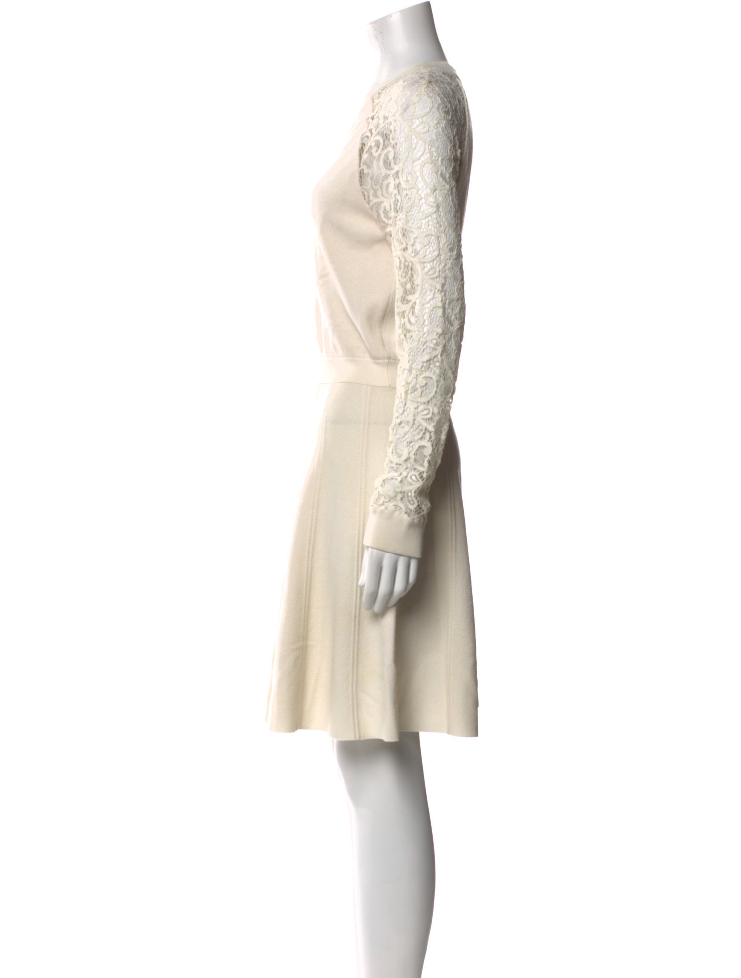 Alice + Olivia Crew Neck Knee-Length Dress