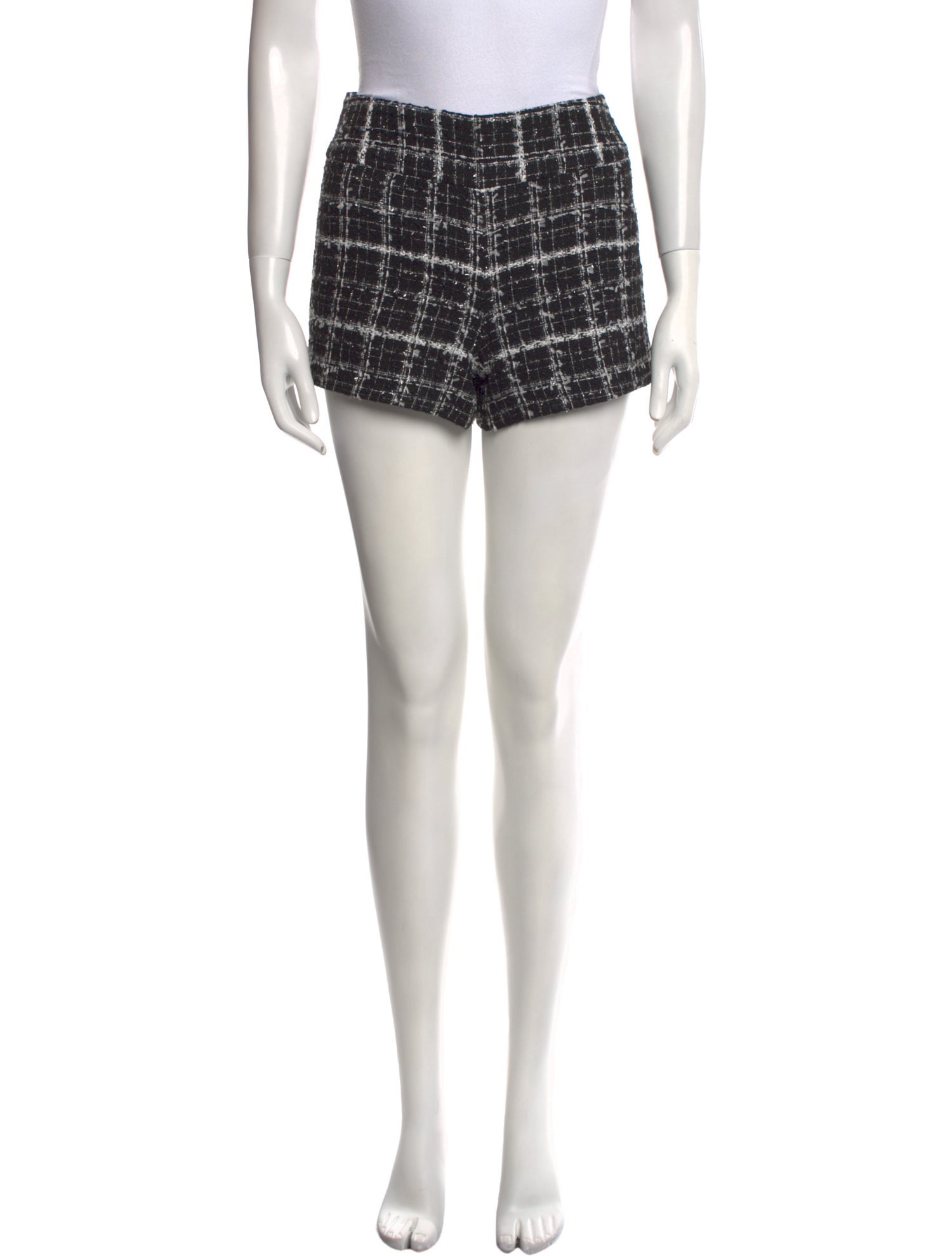 Alice + Olivia Tweed Pattern Mini Shorts w/ Tags
