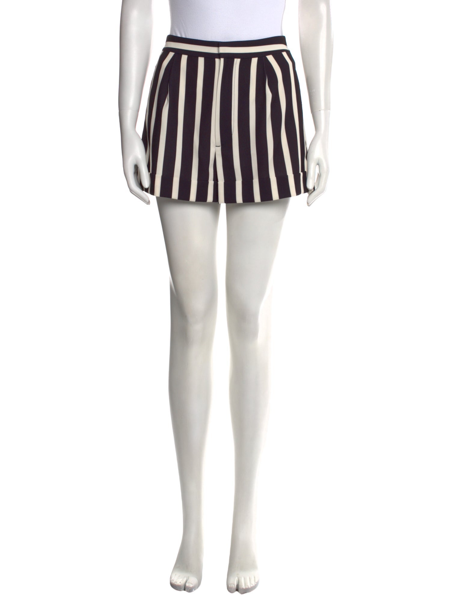 Alice + Olivia Striped Mini Shorts