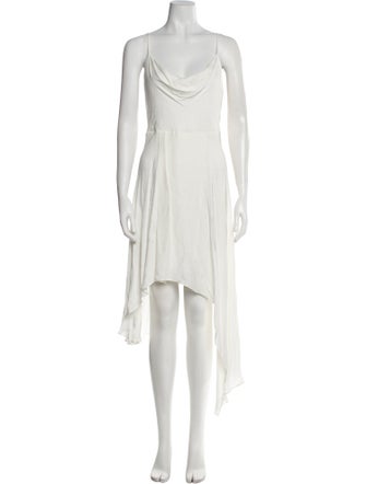 Alice + Olivia Cowl Neck Long Dress