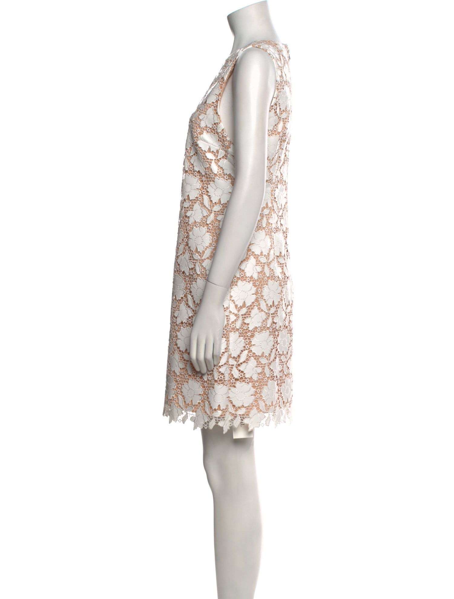 Alice + Olivia Lace Pattern Mini Dress