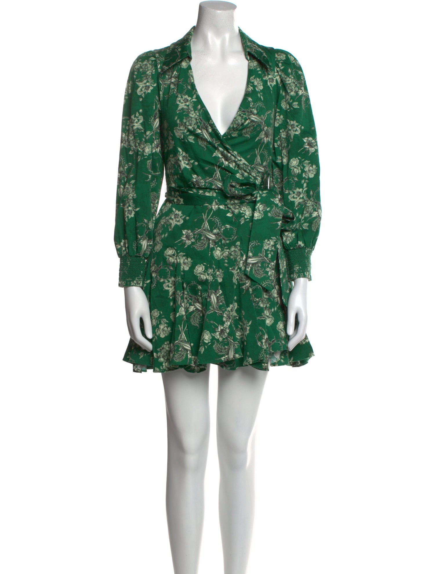 Alice + Olivia Floral Print Mini Dress