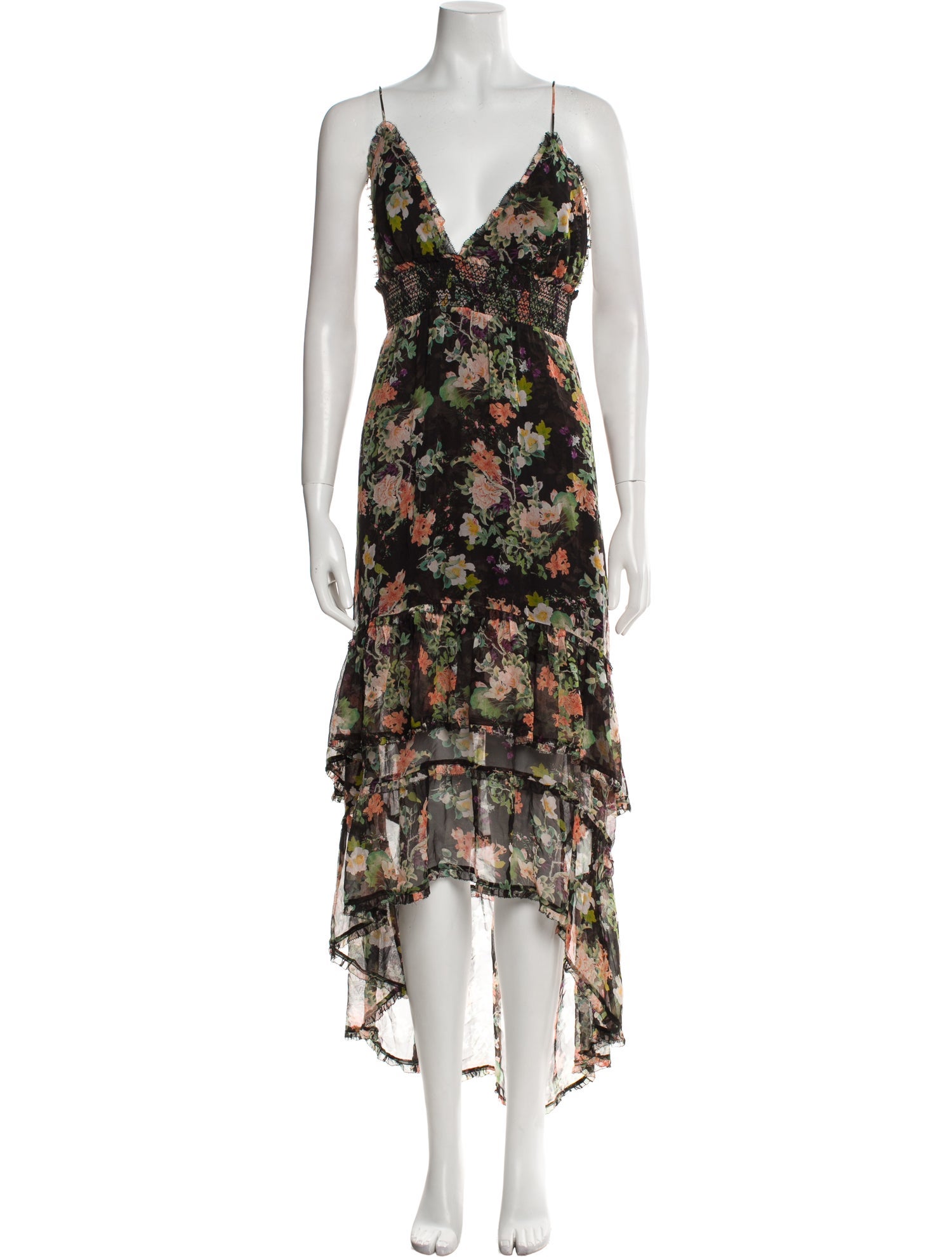 Alice + Olivia Silk Long Dress