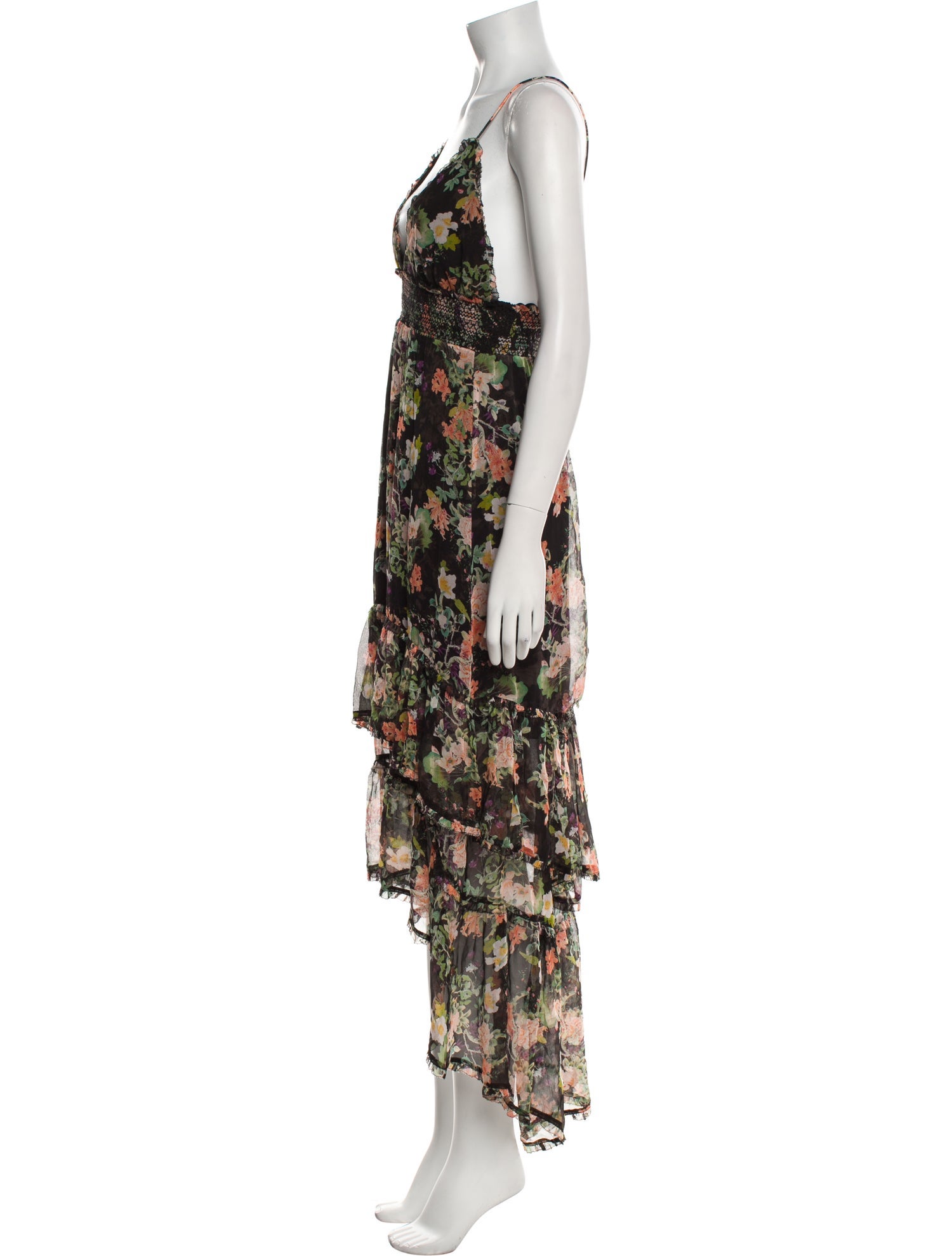 Alice + Olivia Silk Long Dress