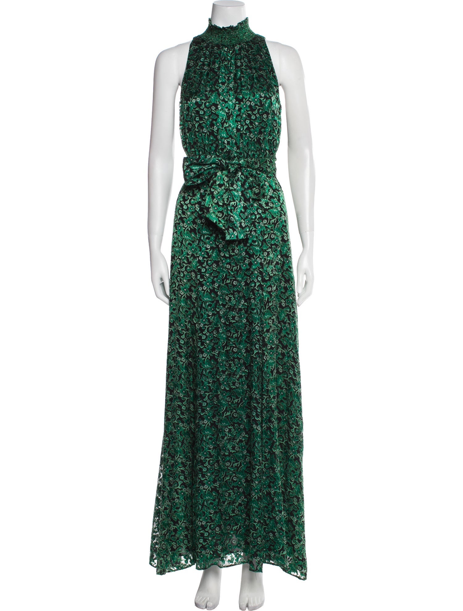 Alice + Olivia Floral Print Long Dress