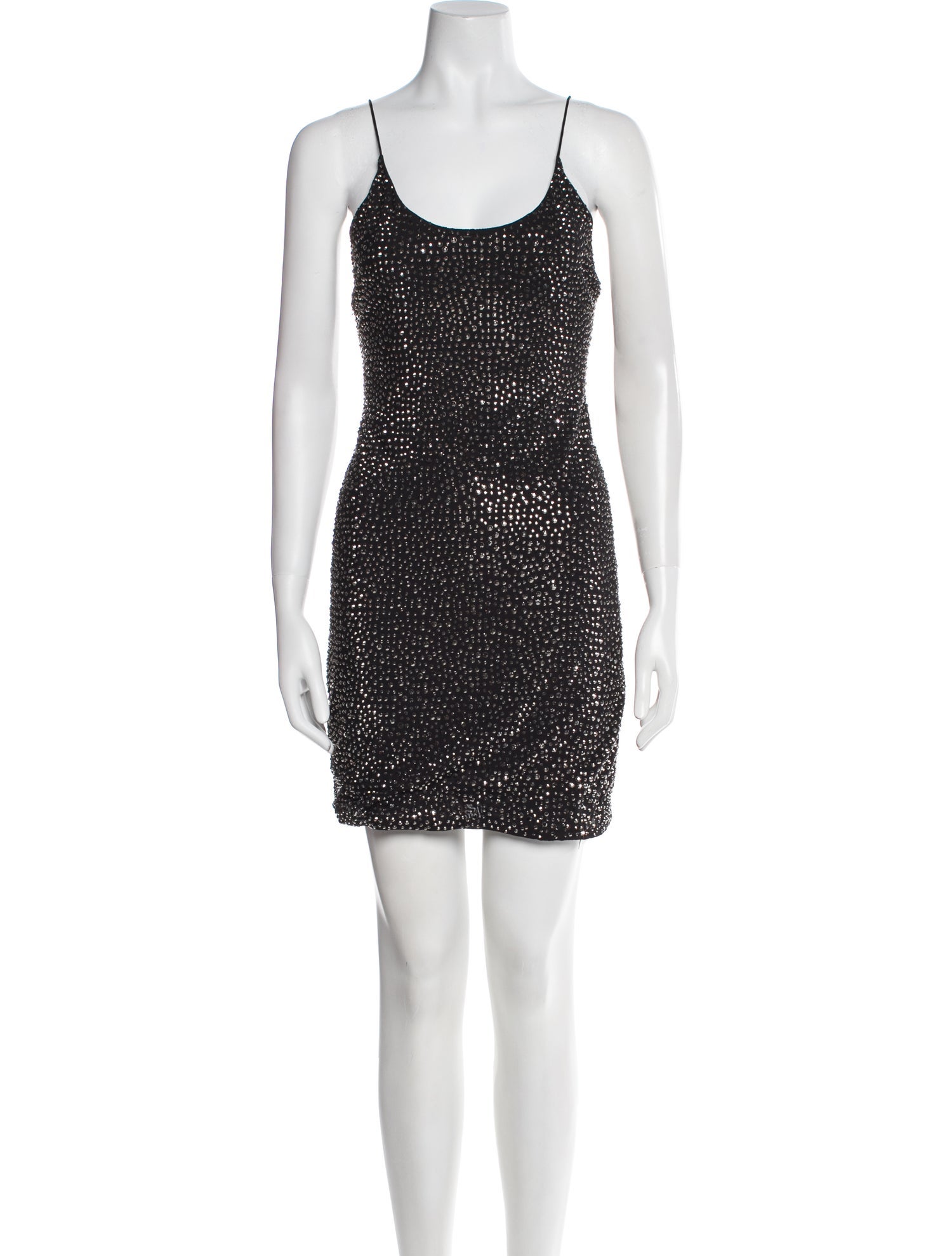 Alice + Olivia Scoop Neck Mini Dress