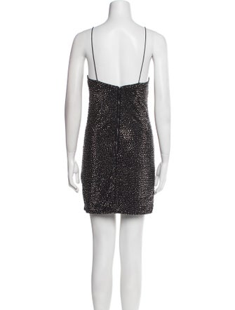 Alice + Olivia Scoop Neck Mini Dress