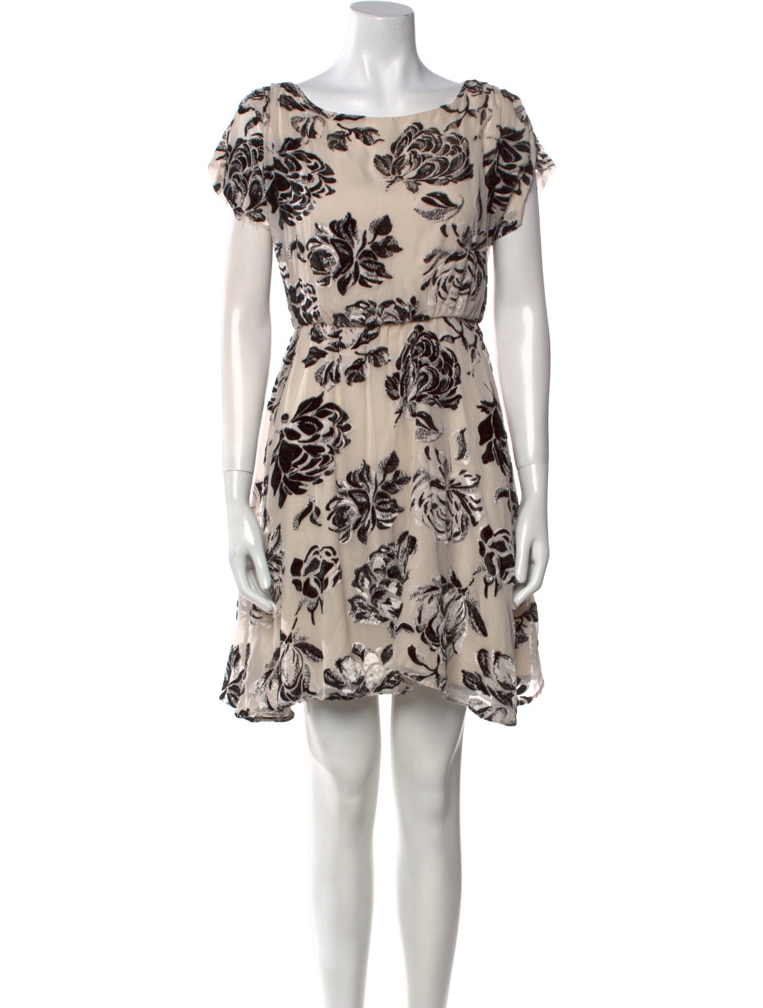 Alice + Olivia Floral Print Mini Dress