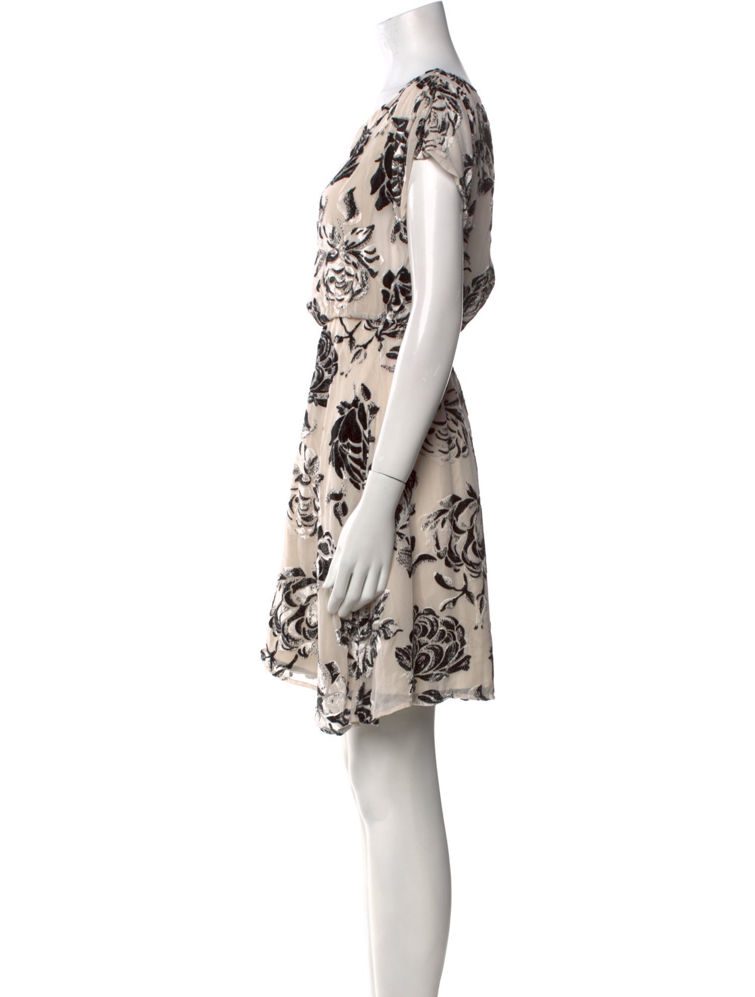 Alice + Olivia Floral Print Mini Dress