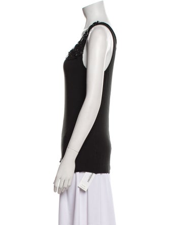 Alice + Olivia Scoop Neck Sleeveless Top