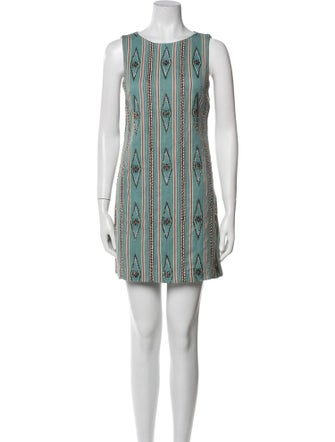 Alice + Olivia Printed Mini Dress