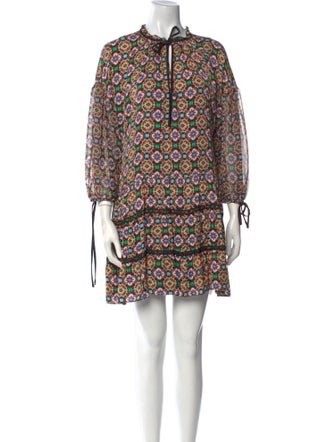 Alice + Olivia Printed Mini Dress