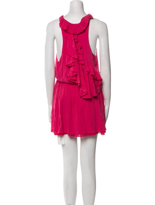 Alice + Olivia Bateau Neckline Mini Dress