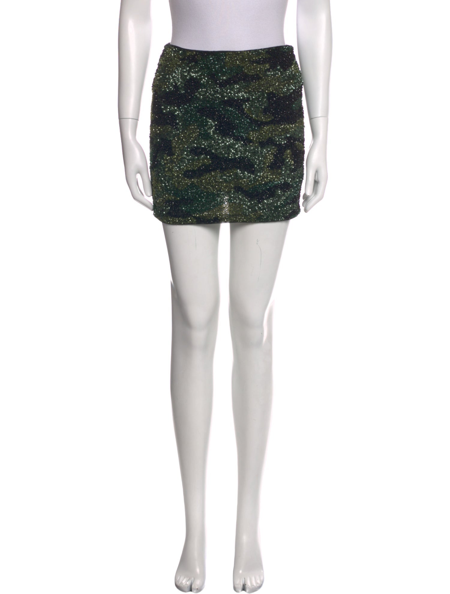 Alice + Olivia Sequin Embellishments Mini Skirt