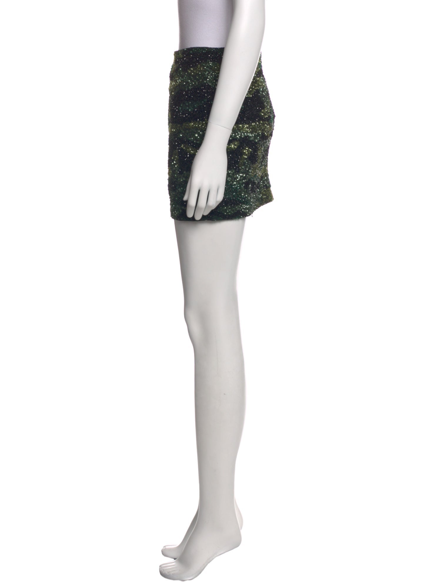 Alice + Olivia Sequin Embellishments Mini Skirt