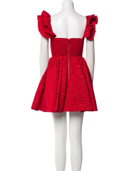 Alice + Olivia Lace Pattern Mini Dress