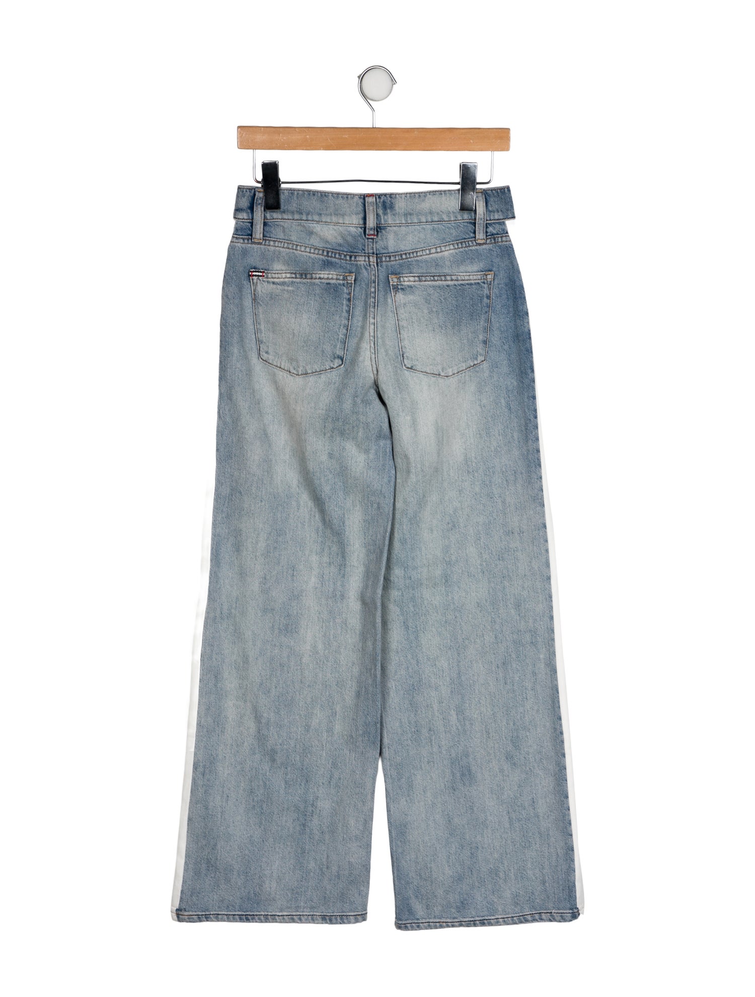 Alice + Olivia Mid-Rise Wide Leg Jeans