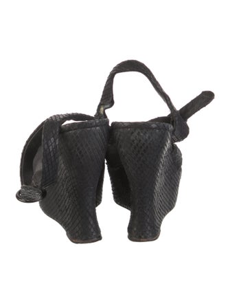 Alice + Olivia Snakeskin Espadrilles