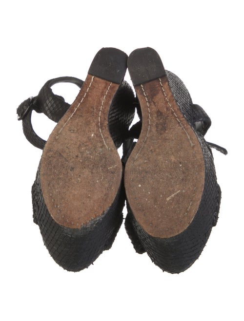 Alice + Olivia Snakeskin Espadrilles