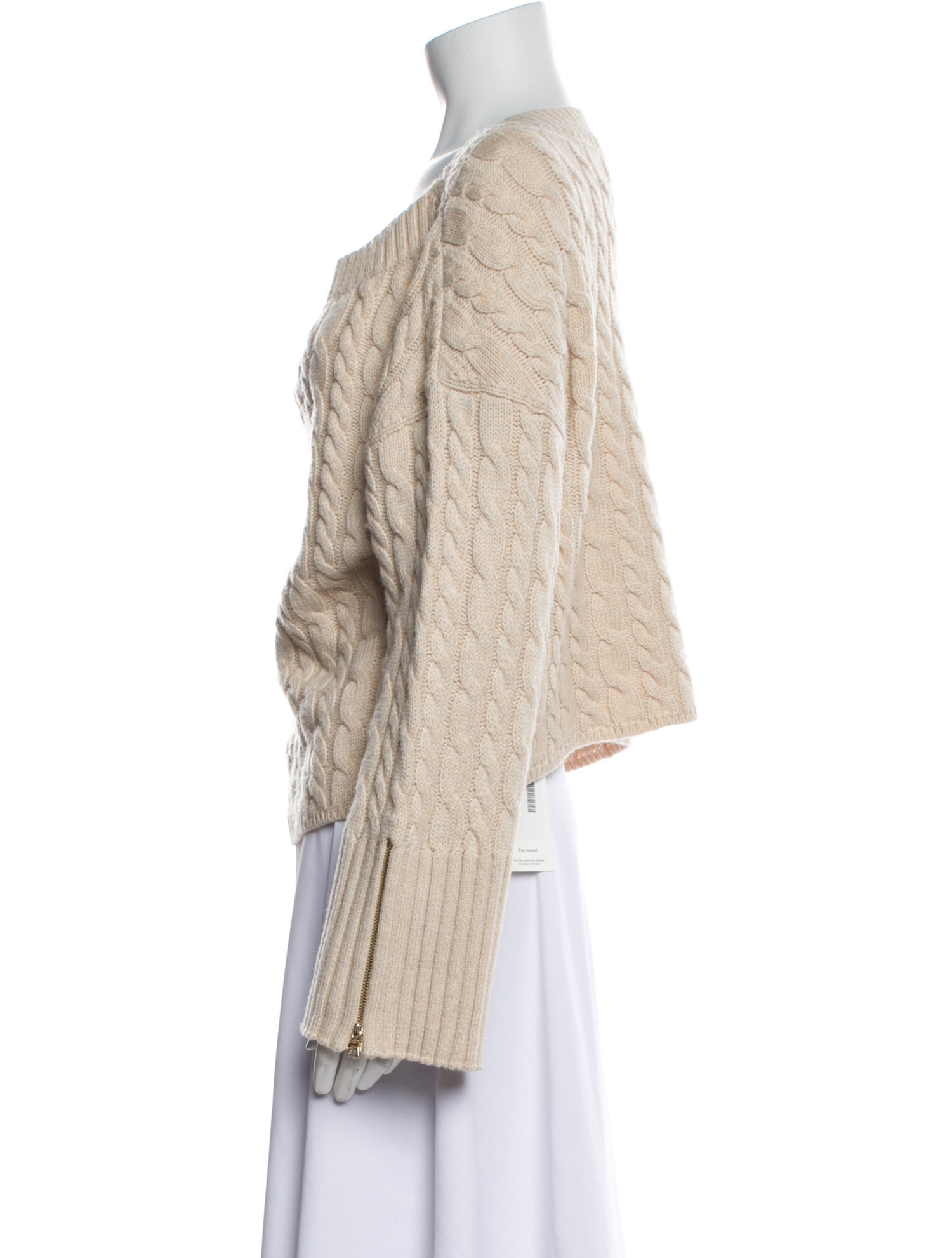 Alice + Olivia Wool Bateau Neckline Sweater