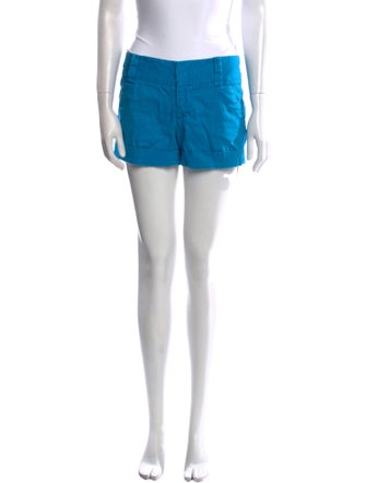 Alice + Olivia Linen Mini Shorts