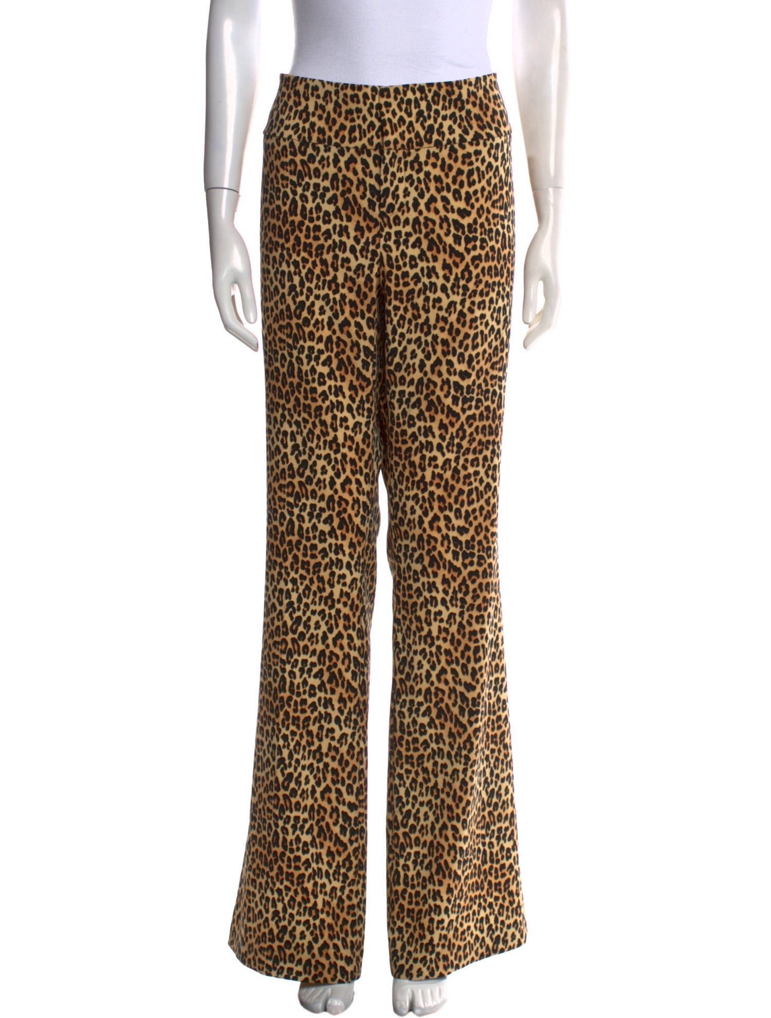 Alice + Olivia Animal Print Wide Leg Pants