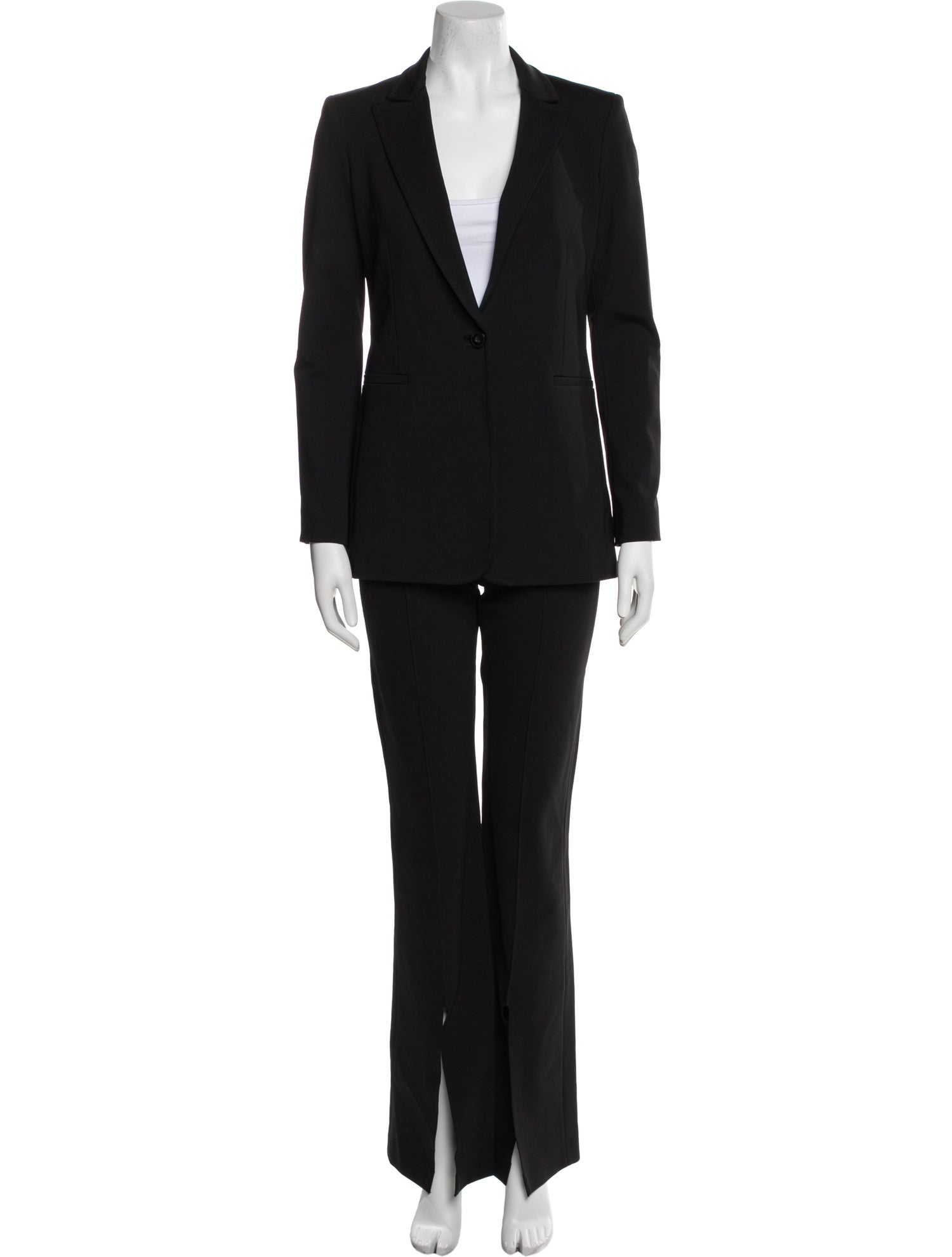 Alice + Olivia Silk Cutout Accent Pantsuit