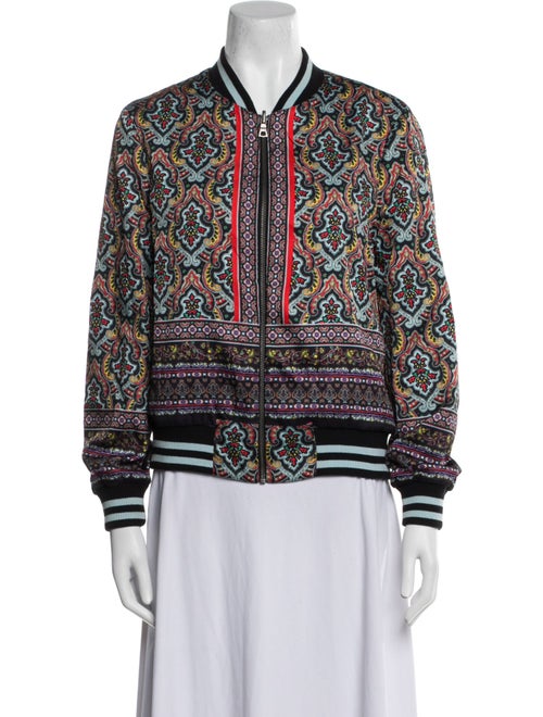 Alice + Olivia Printed Bomber Jacket