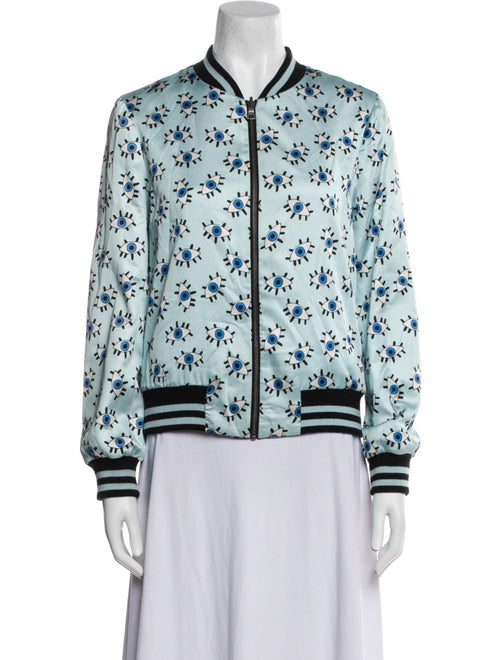 Alice + Olivia Printed Bomber Jacket