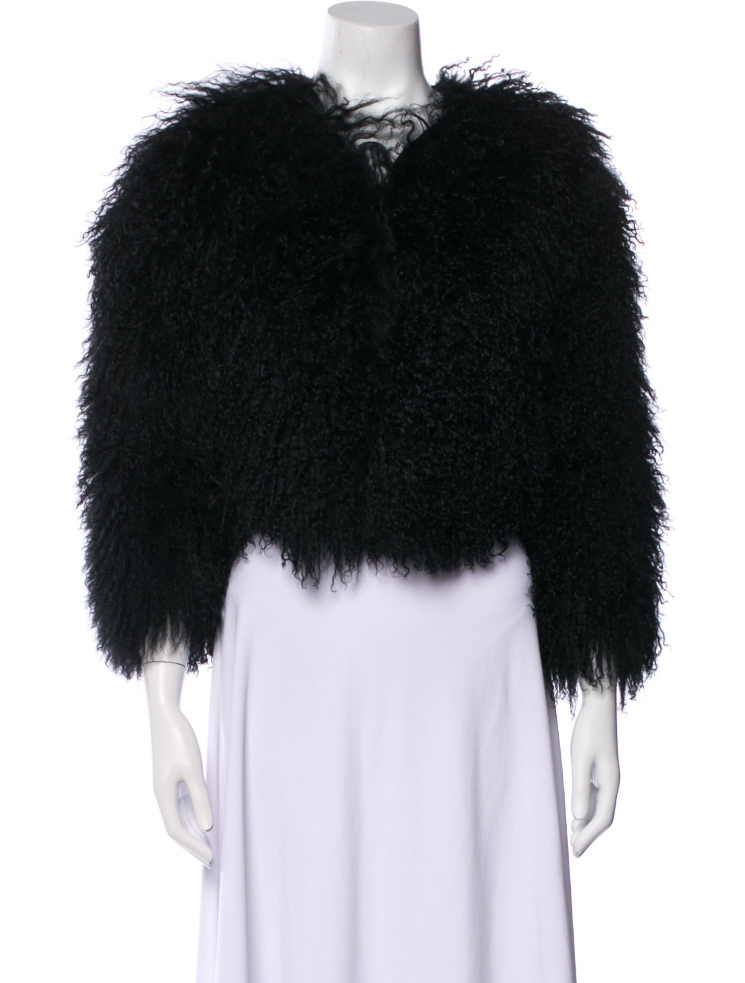 Alice + Olivia Fur Evening Jacket