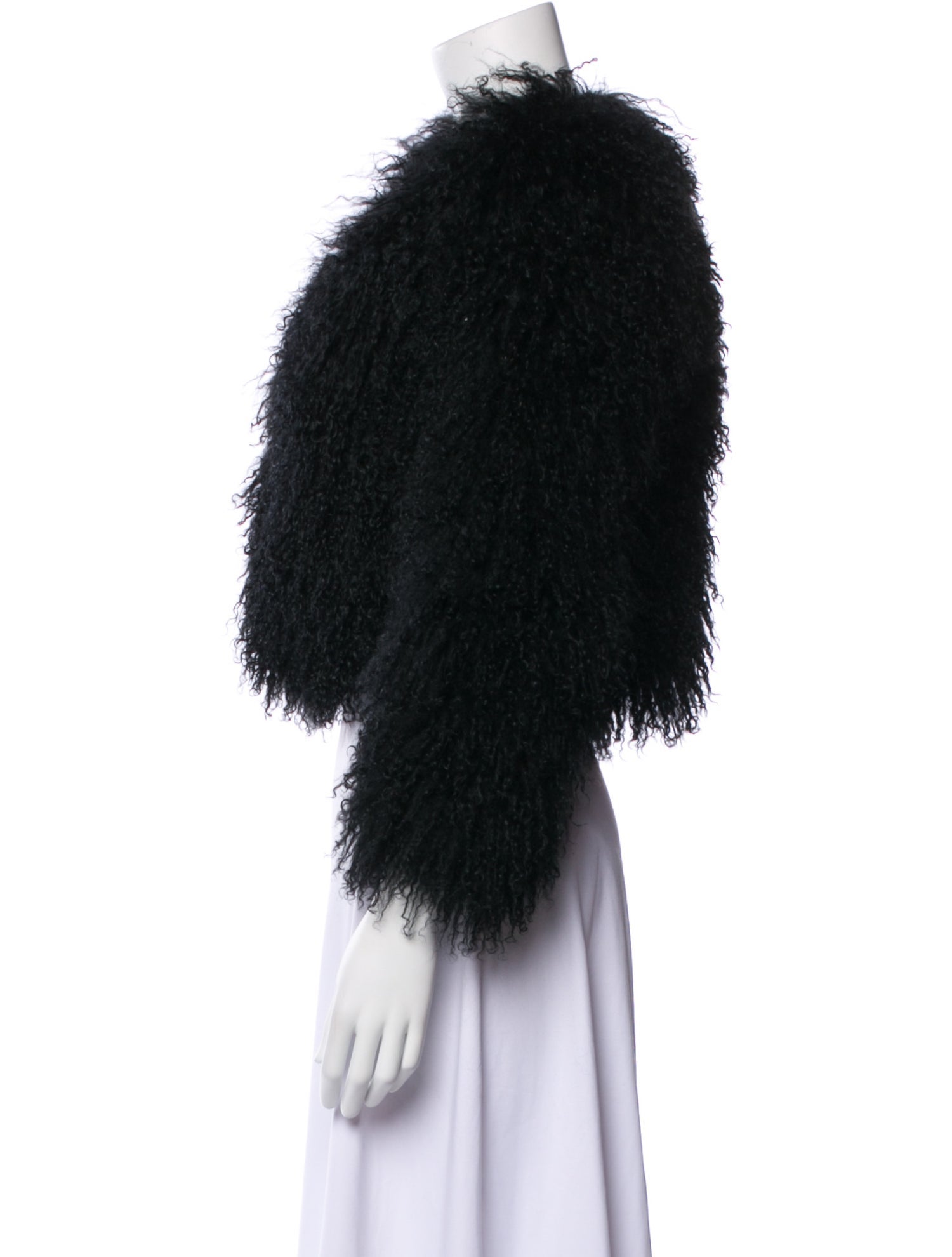 Alice + Olivia Fur Evening Jacket