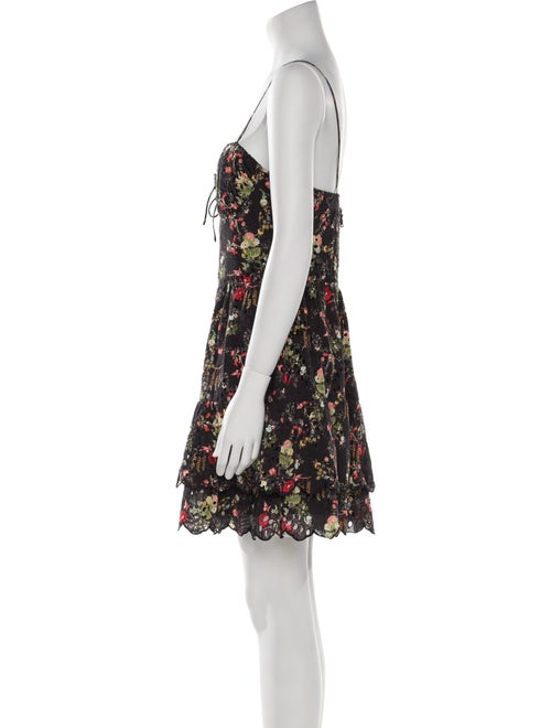 Alice + Olivia Floral Print Mini Dress
