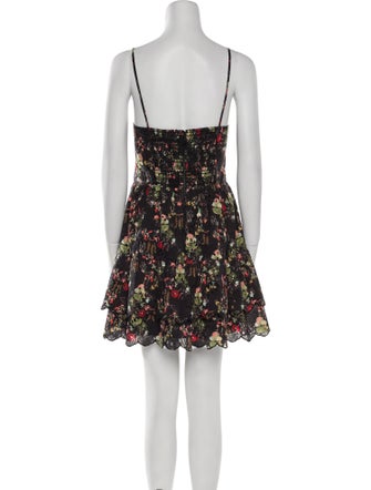 Alice + Olivia Floral Print Mini Dress