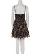 Alice + Olivia Floral Print Mini Dress