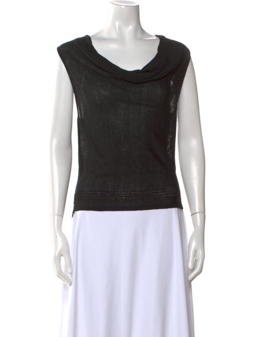 Alice + Olivia Cowl Neck Sleeveless Top