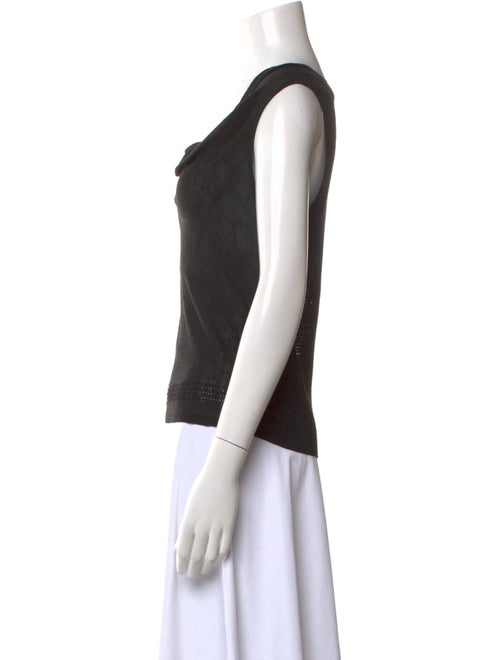Alice + Olivia Cowl Neck Sleeveless Top