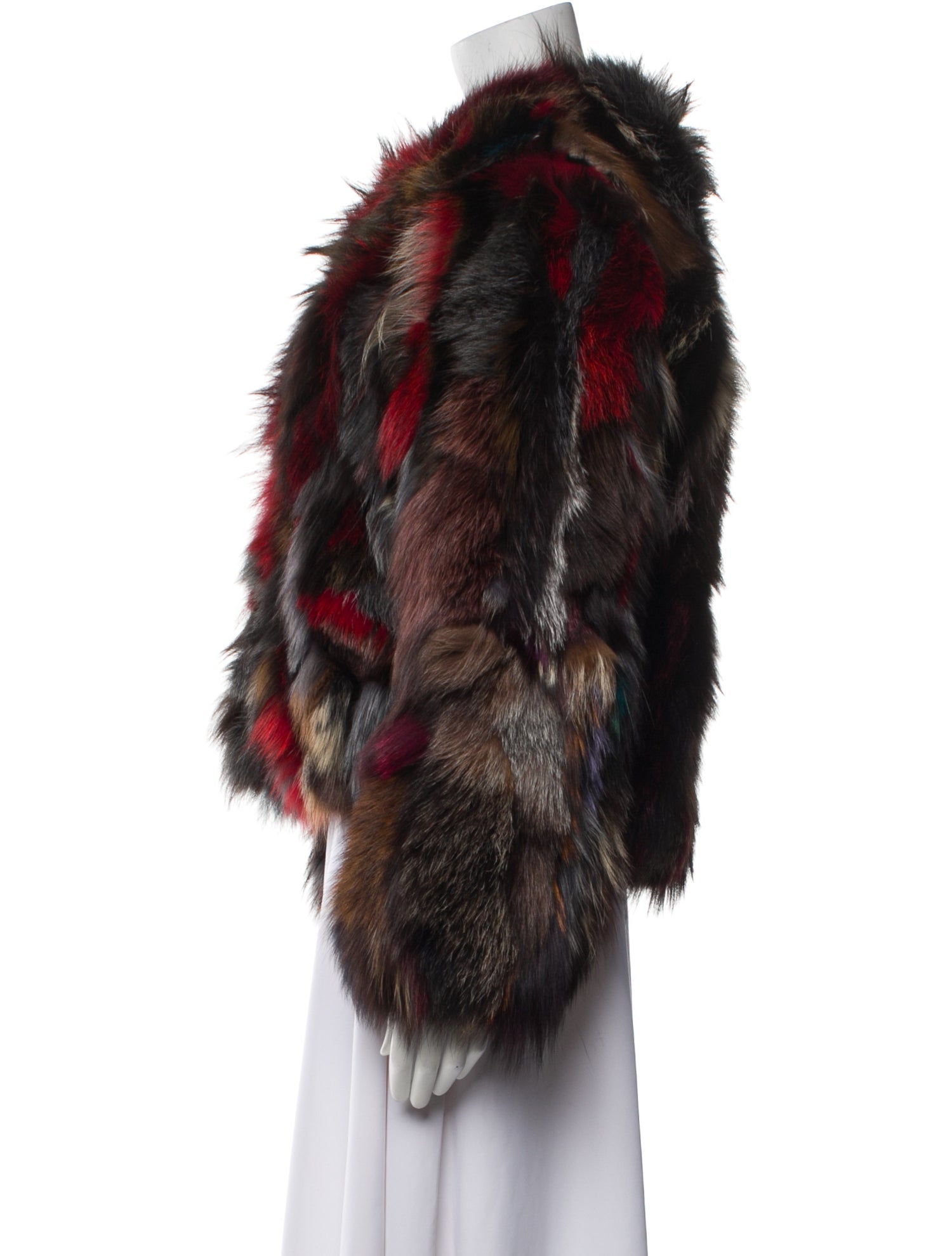 Alice + Olivia Fox Fur Jacket