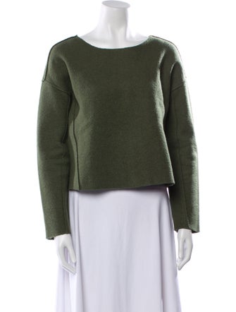 Alice + Olivia Wool Scoop Neck Sweater