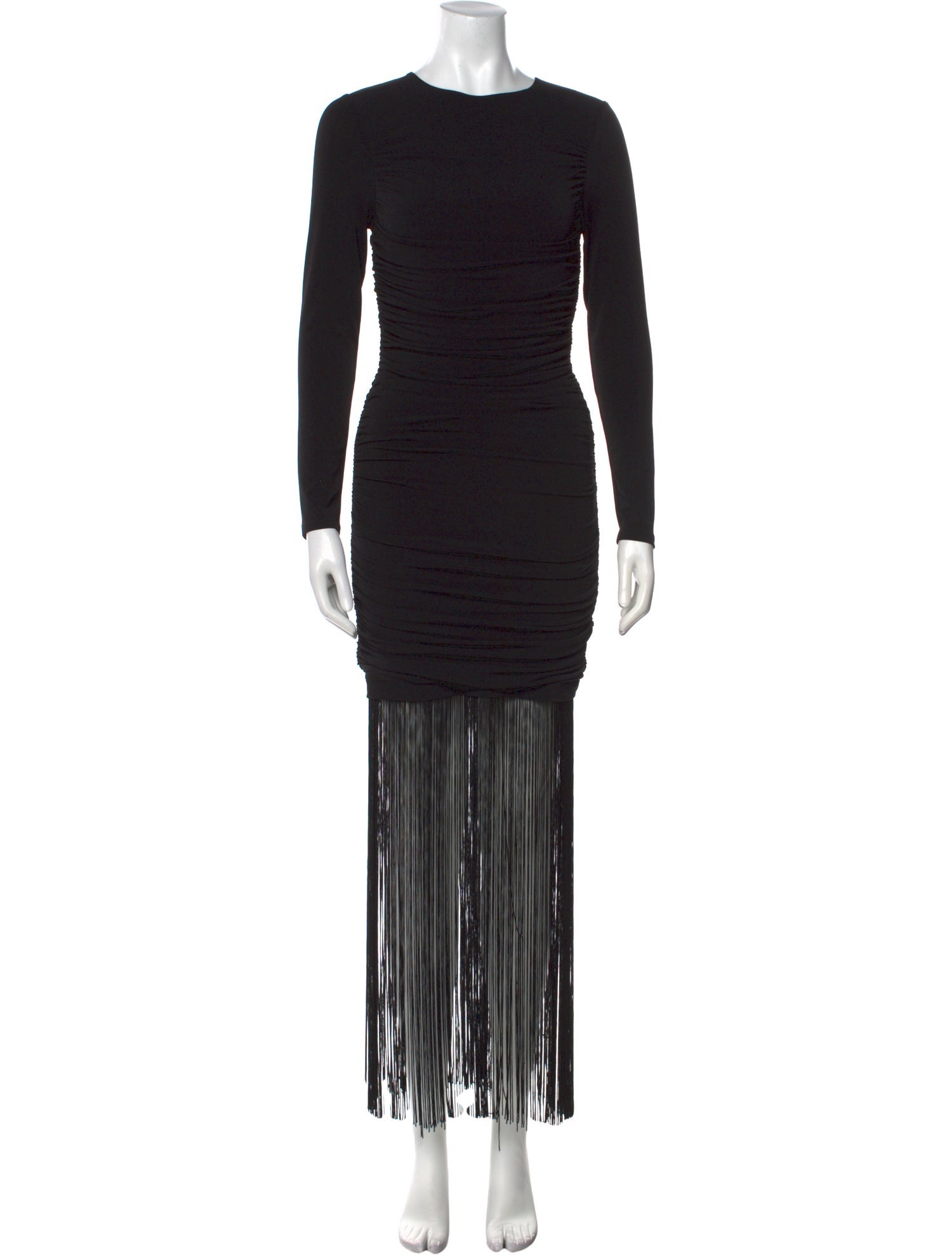 Alice + Olivia Crew Neck Long Dress