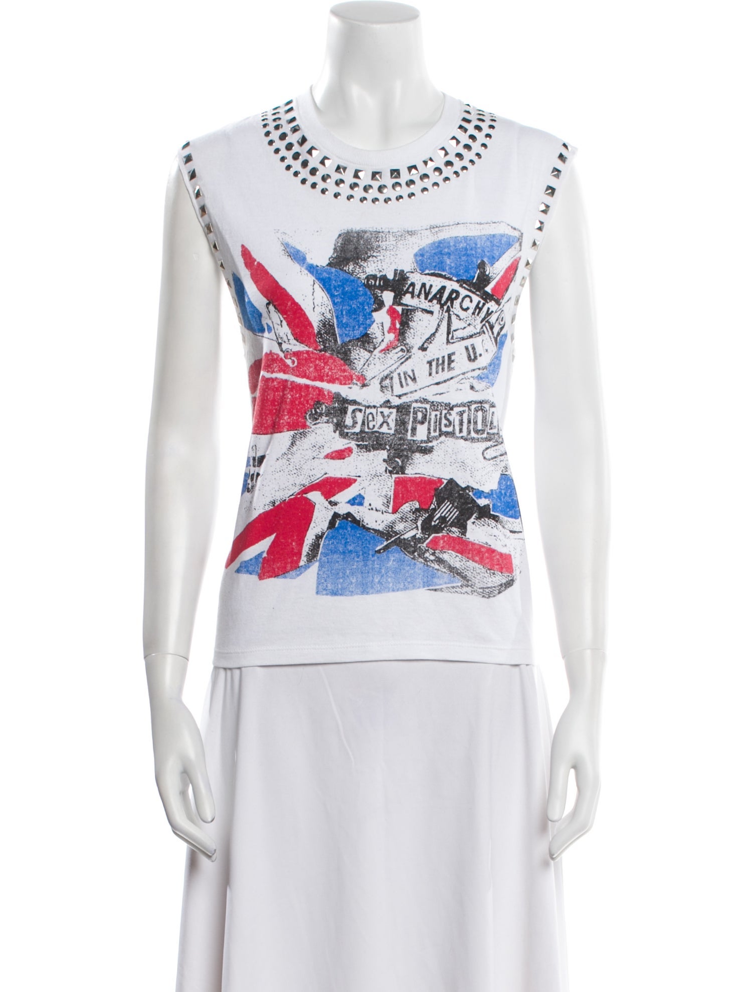 Alice + Olivia Graphic Print Crew Neck T-Shirt