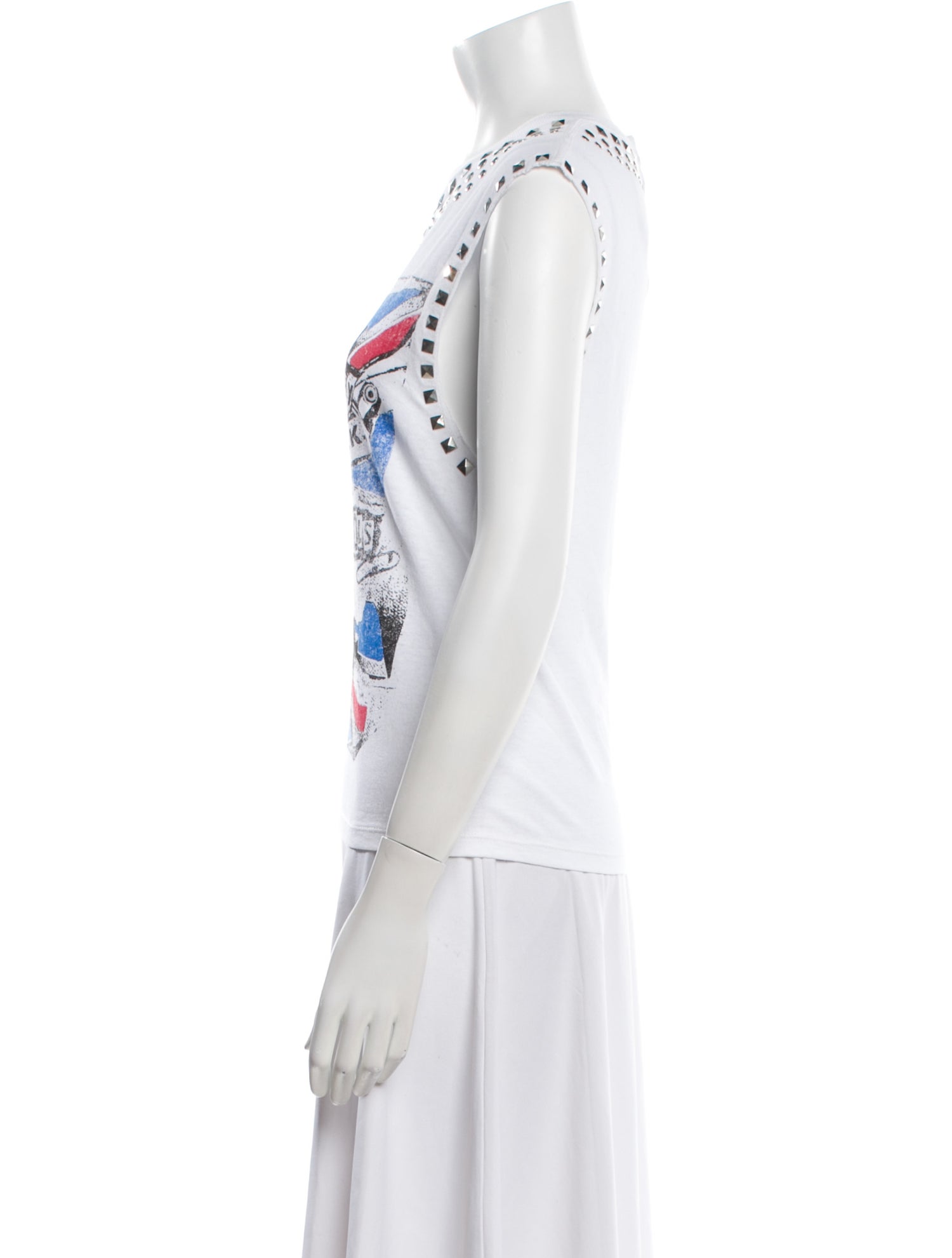 Alice + Olivia Graphic Print Crew Neck T-Shirt