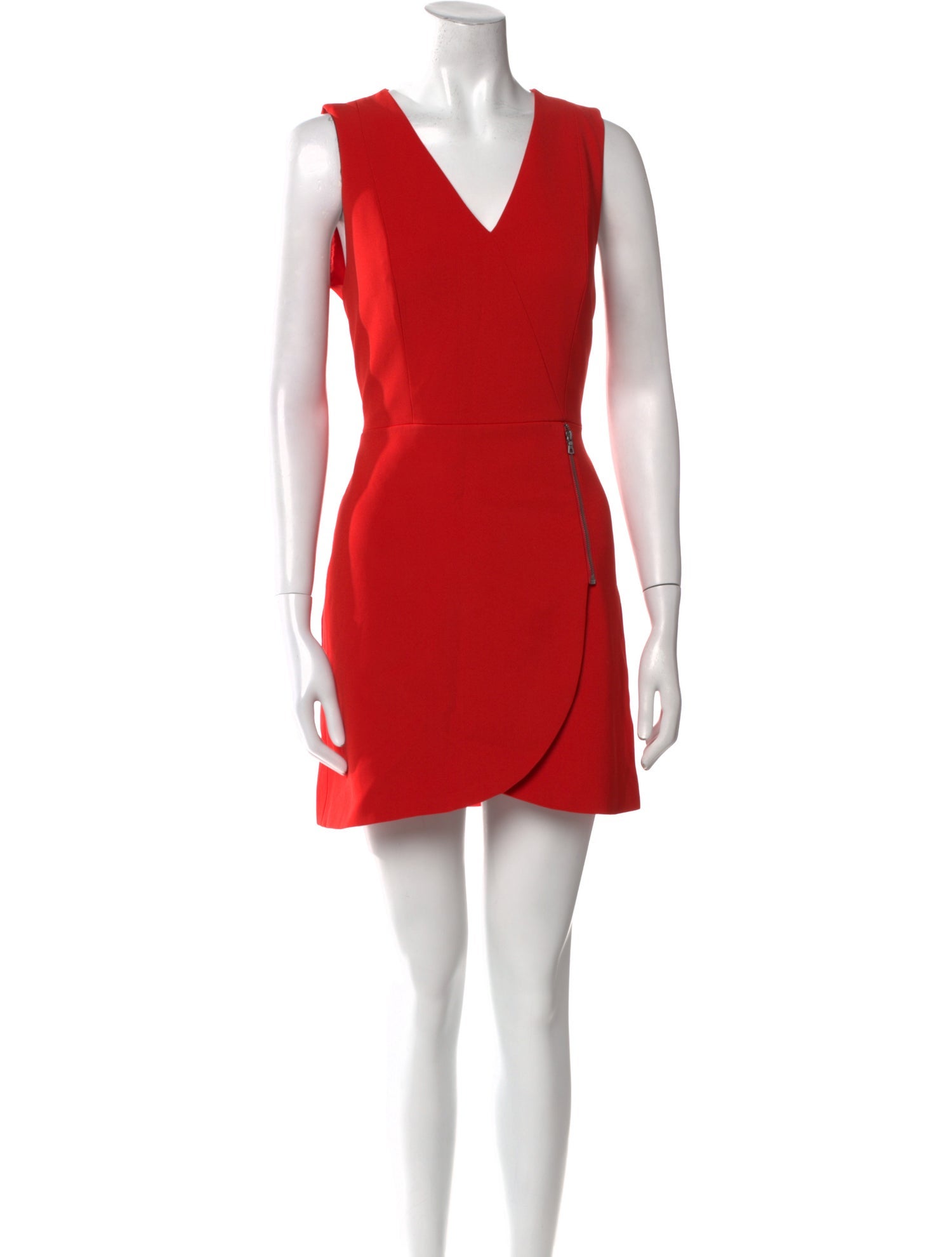 Alice + Olivia V-Neck Mini Dress