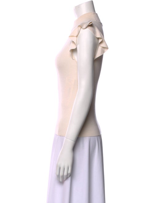 Alice + Olivia Wool Mock Neck Top