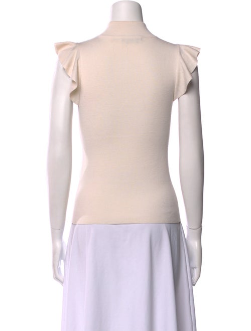 Alice + Olivia Wool Mock Neck Top