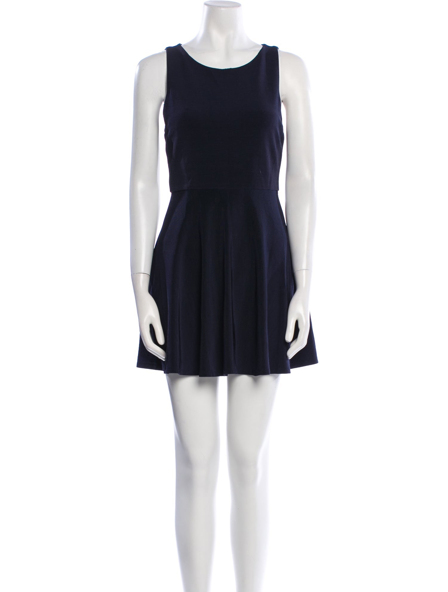 Alice + Olivia Scoop Neck Mini Dress