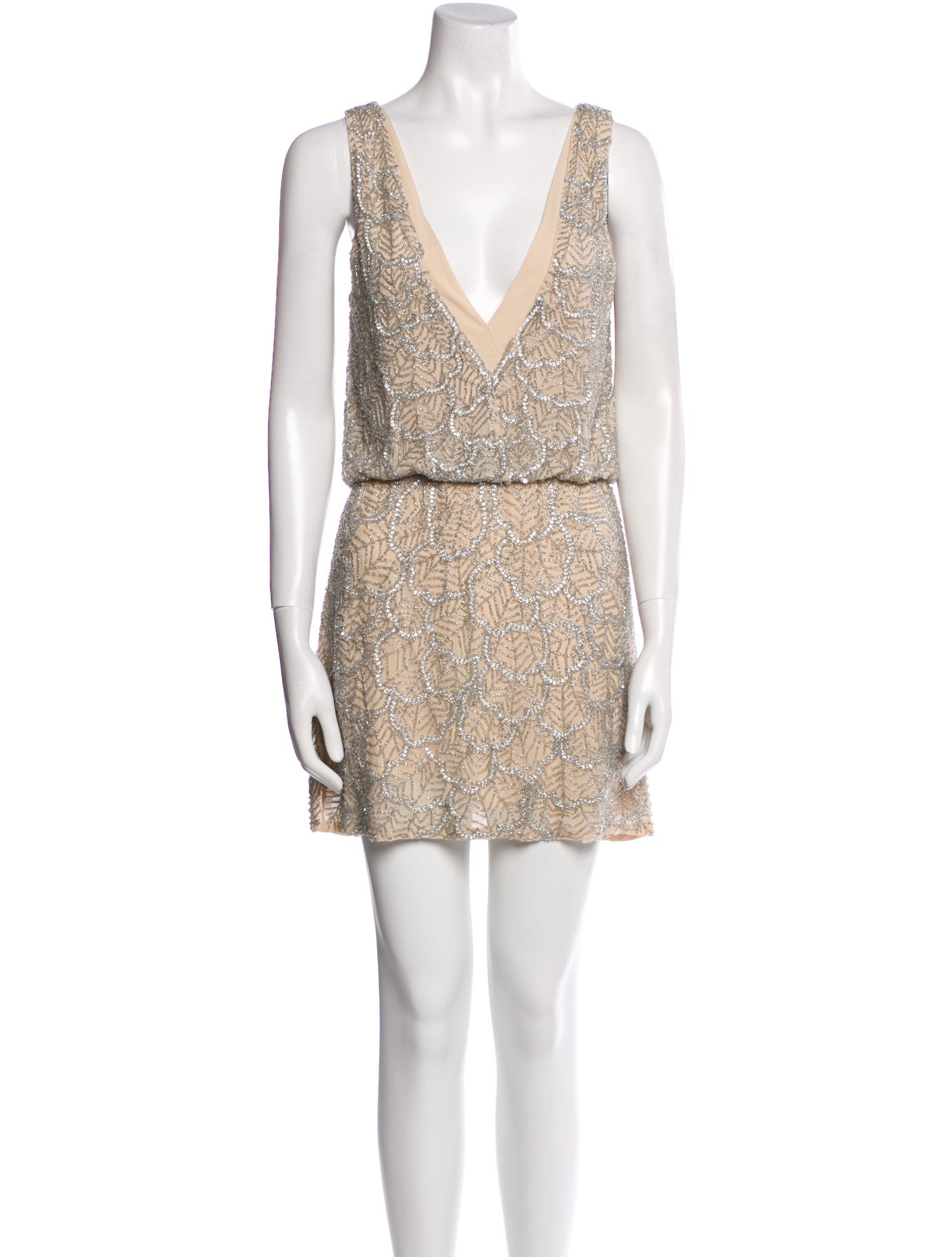 Alice + Olivia Silk Mini Dress